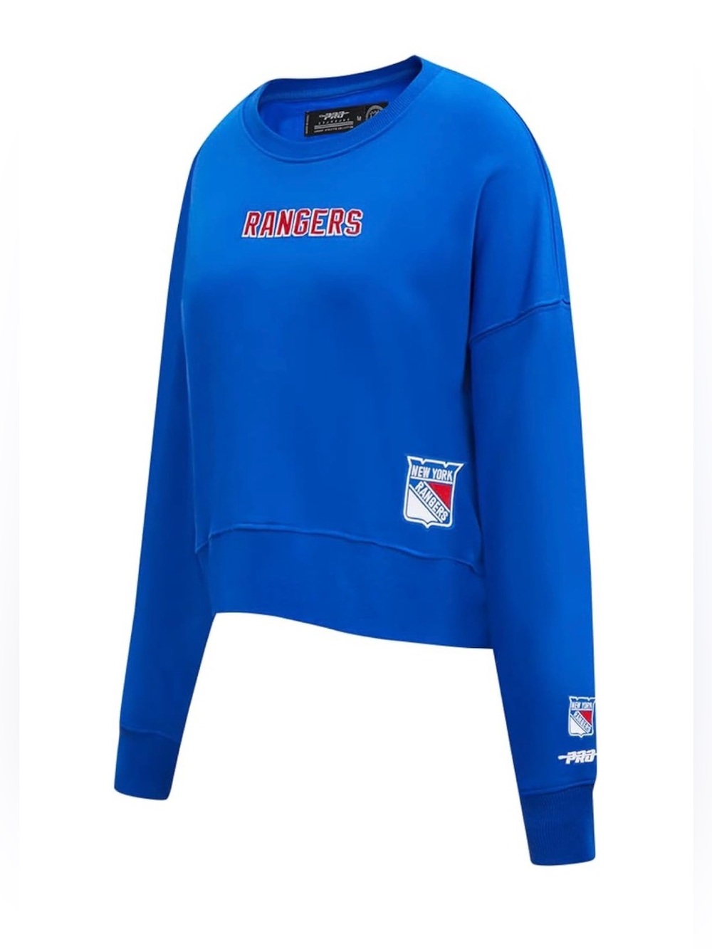 NHL Pro Standard Women’s Rangers NYR Wingspan French Terry Crewneck Sweatshirt